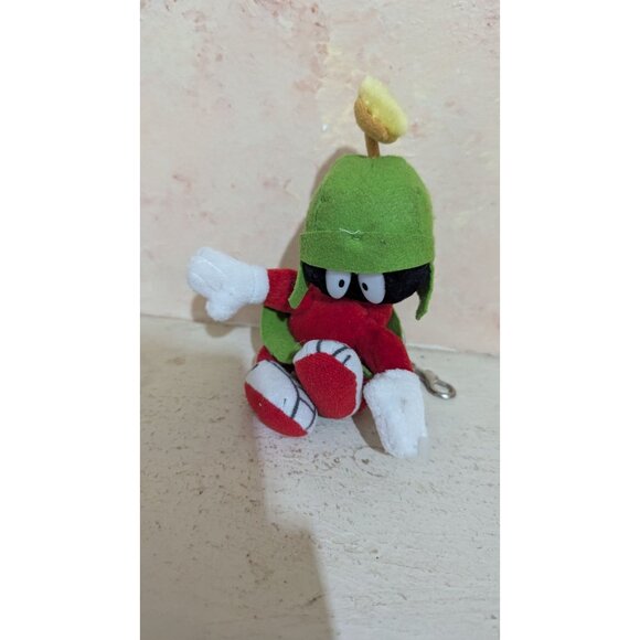 Marvin The Martian Plush Keychain 5" Play By Play Red Green White - Picture 5 of 8